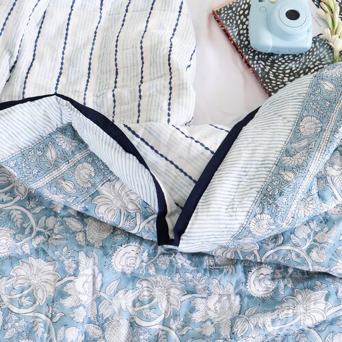 Queen Quilts for Sale Comfy Blanket Kantha Quilt Queen Etsy