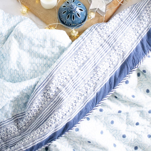 Queen Quilts for Sale Comfy Blanket Kantha Quilt Queen Etsy