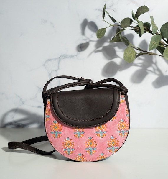 Sling Bag with Printed Strap