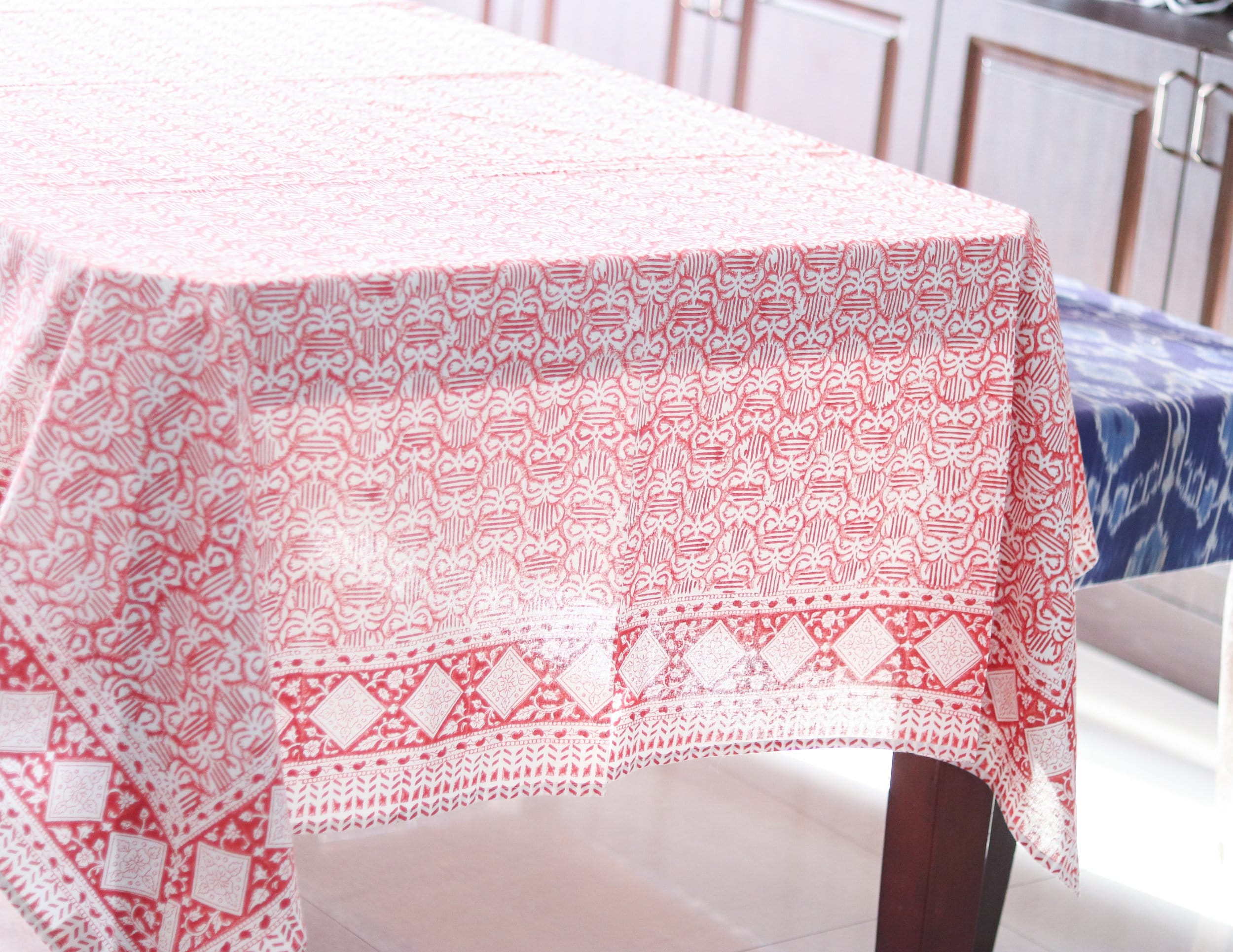 Block Print Tablecloth Extra Large Table Cloth 60x90 Etsy UK