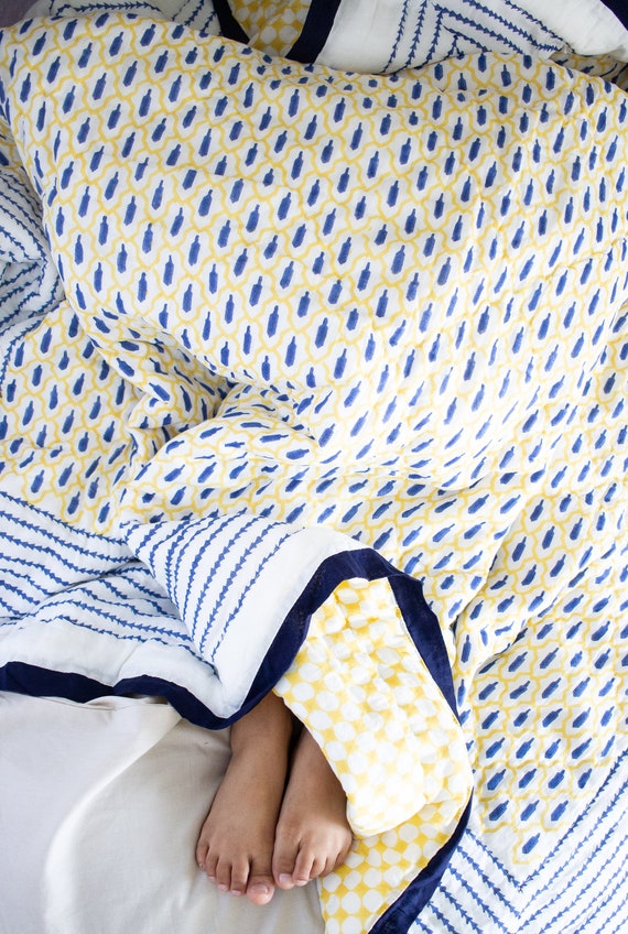 Boho Comforter Twin Comforter Twin Quilt for Sale Kantha - Etsy