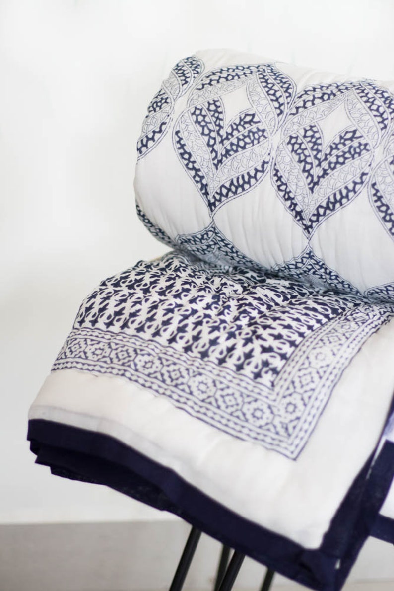 California King Comforter Indian Bedspread King Nautical Etsy