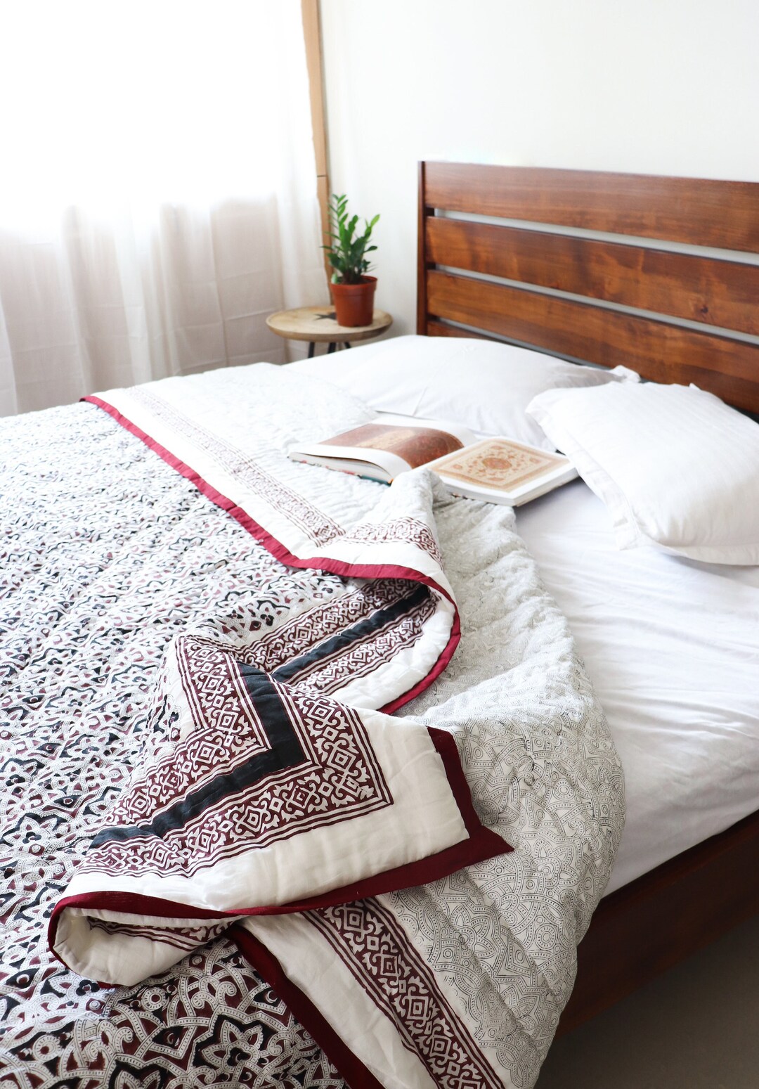 King Quilt for Sale Comfy Blanket California King Comforter Kantha Quilt King Jaipur Quilt