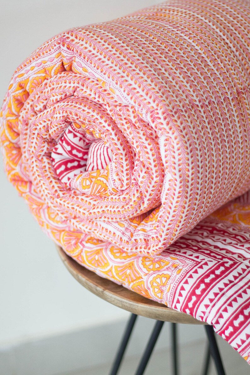 California King Blanket Kantha Quilt King King Quilt for Etsy