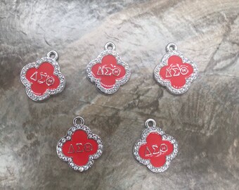 Rhinestone Delta S T charm