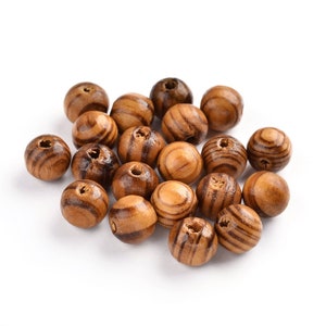 Burly Wood Beads, 10mm