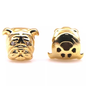 Bulldog Head Bead