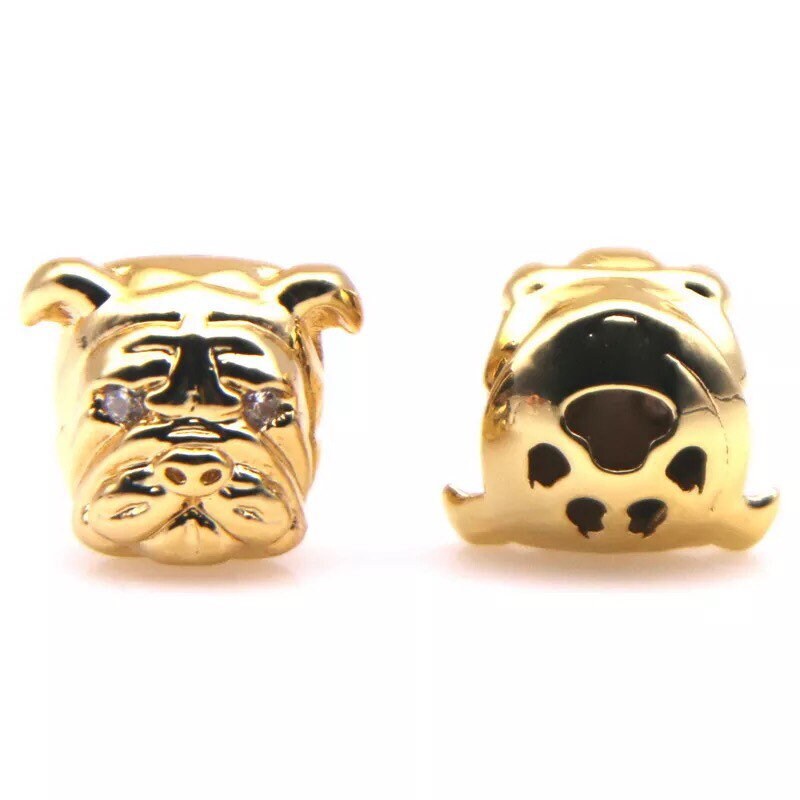 Bulldog Head Bead
