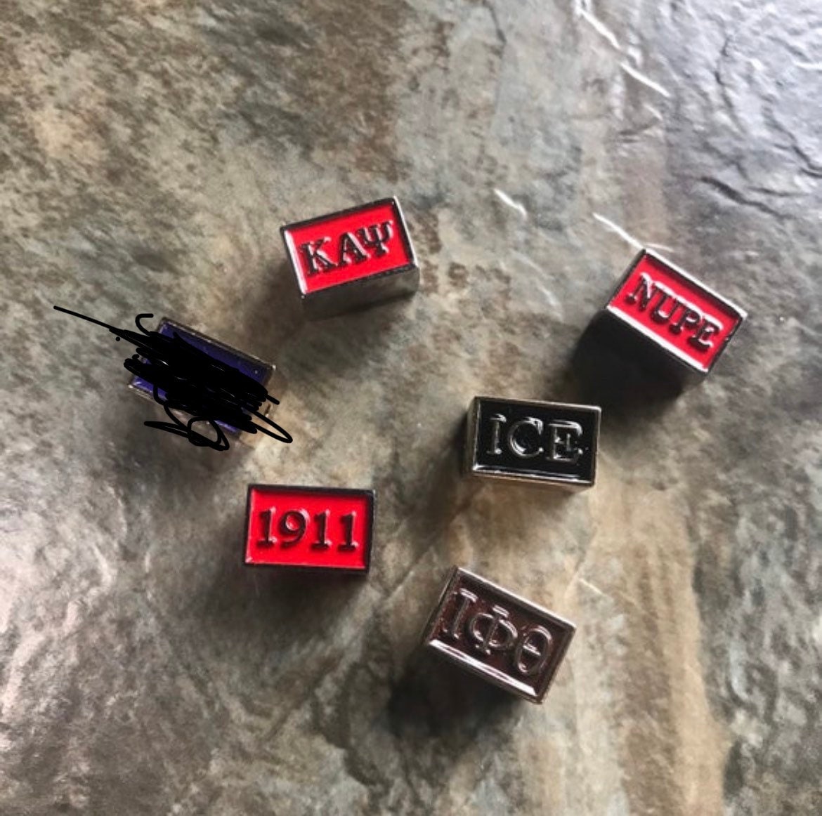 Fraternity 2 sided Bead