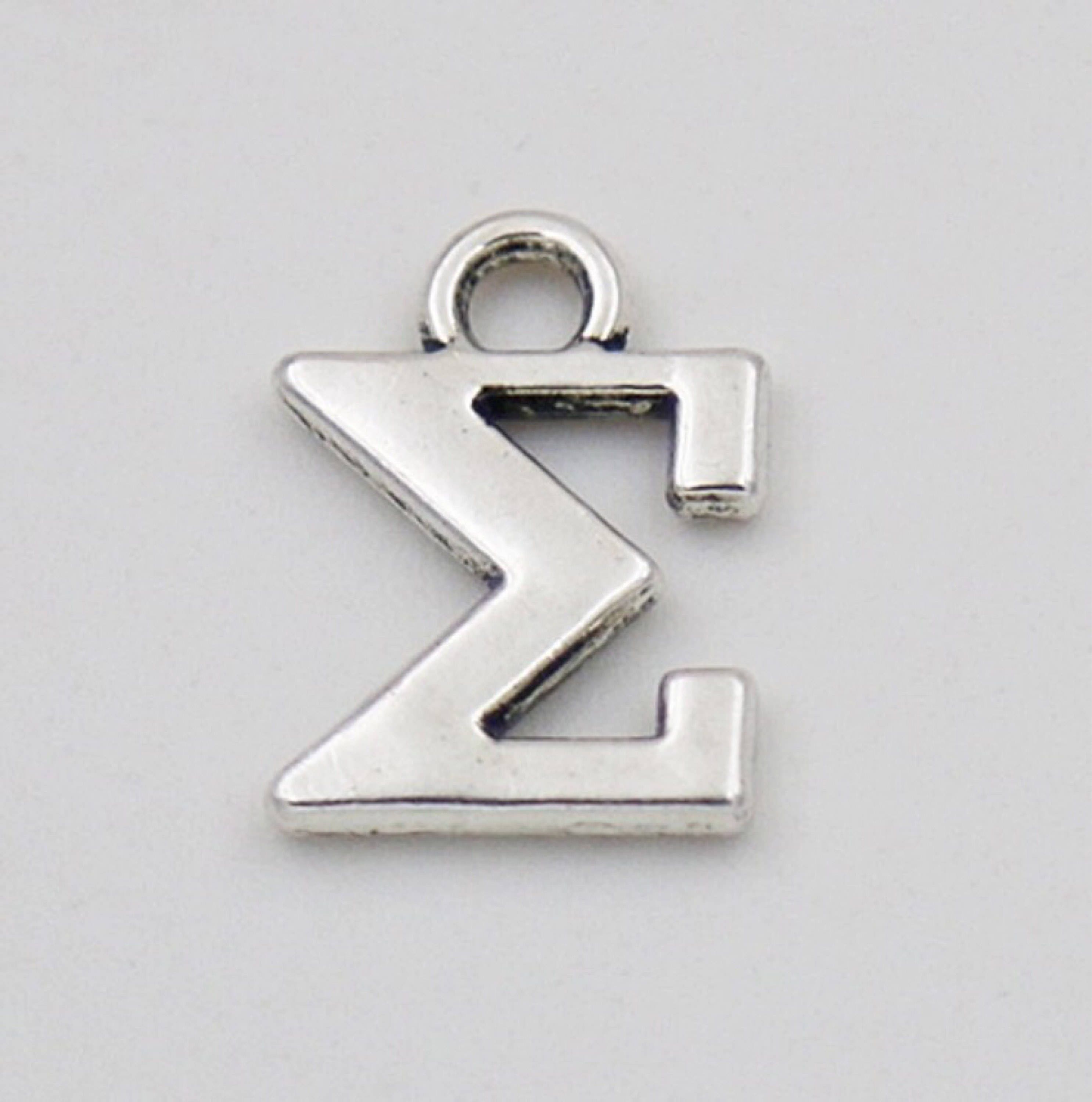 Letter Charms in sterling silver. Letter Charms. Letter charms for  bracelets. Initial Charms. Bulk Charms. Initial Charm.