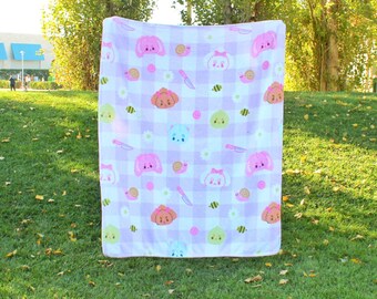 Gingham Fleece Blanket