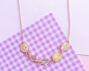 Moon Compacts Necklace