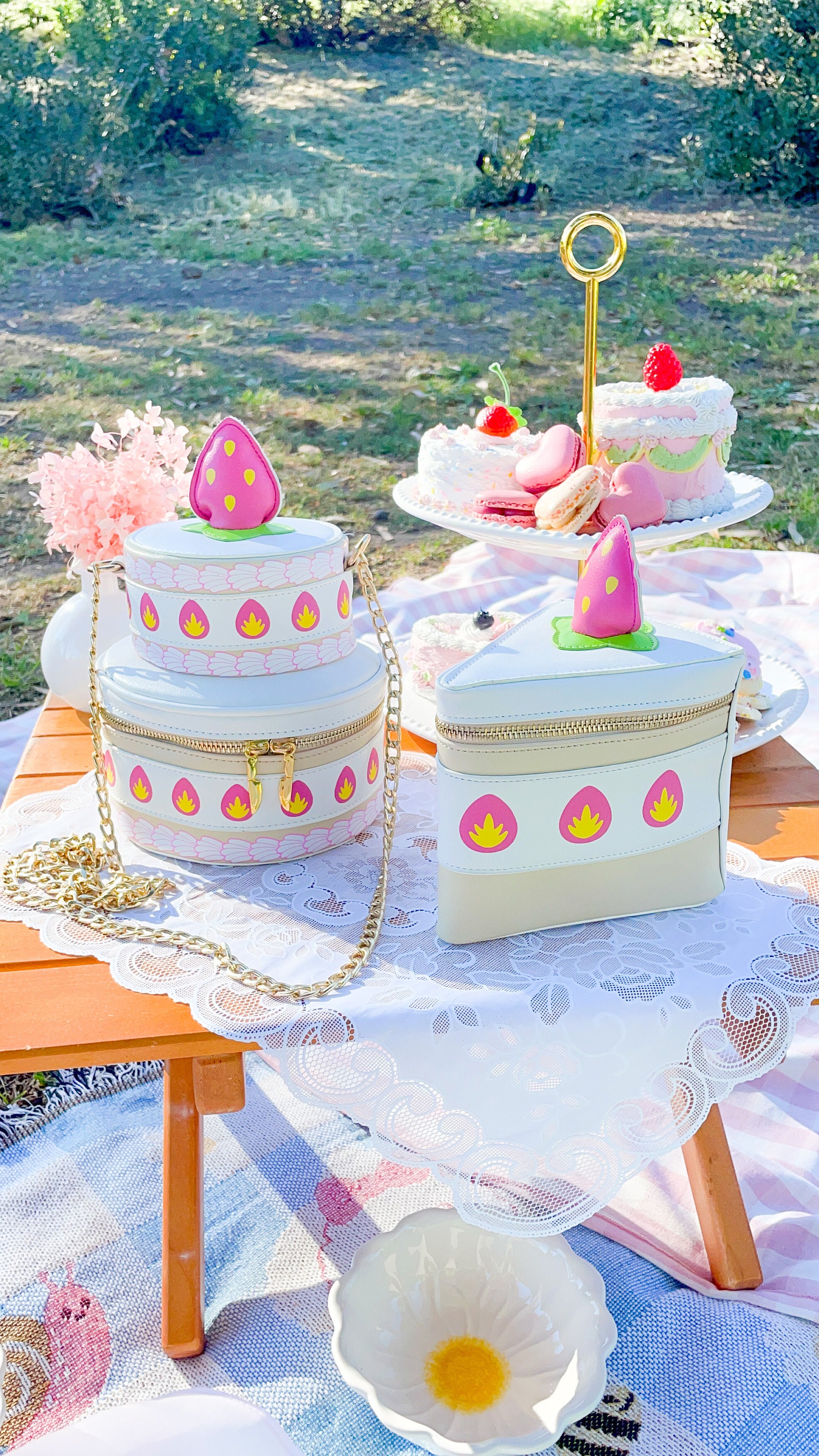 ストロベリーケーキバッグ - Etsy 日本