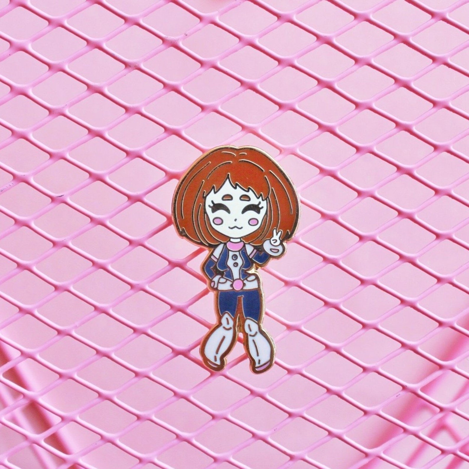 Float MHA Anime Girl Enamel Pin Etsy
