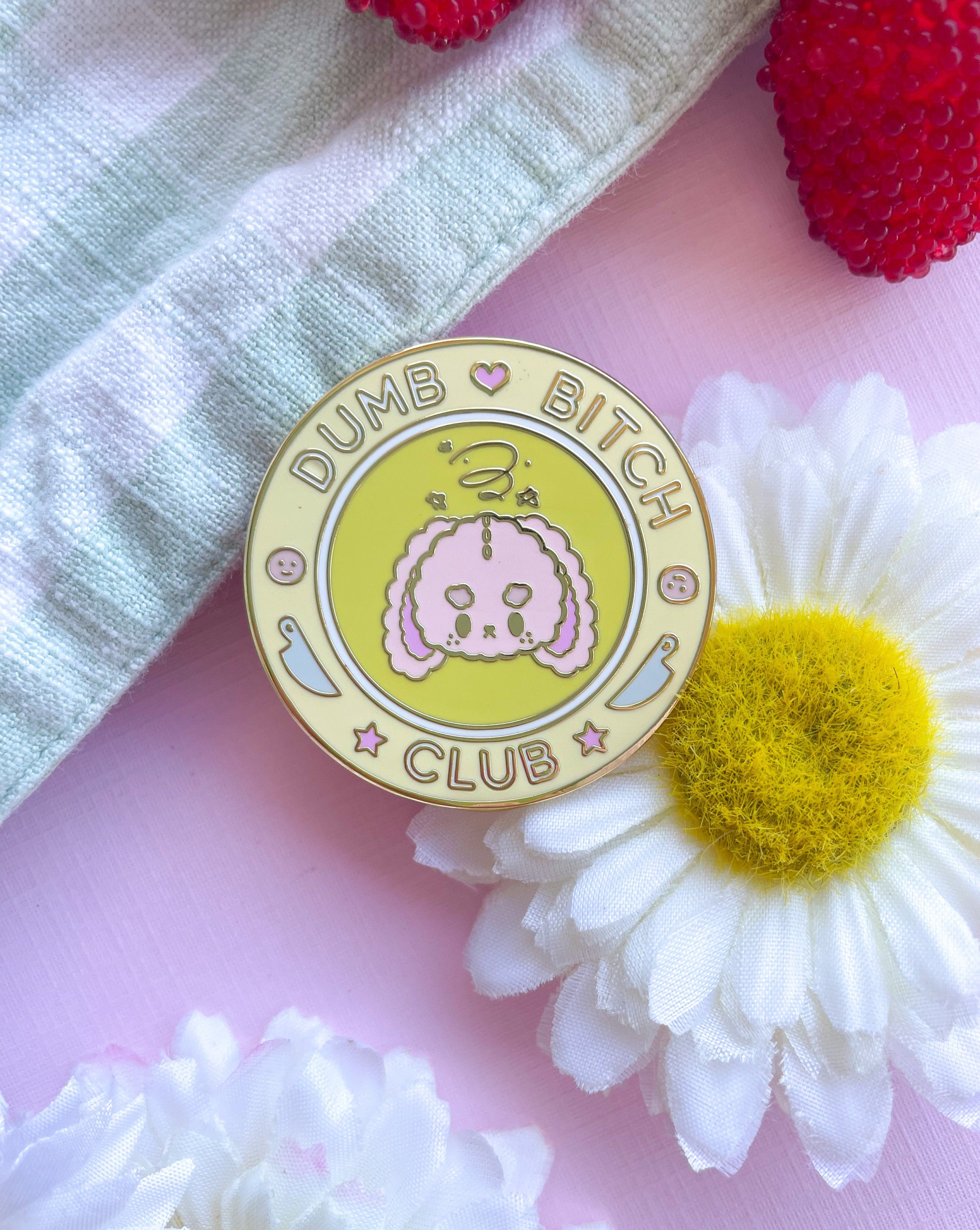 Dumb Bitch Club Enamel Pins - Etsy Israel