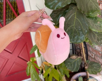 Snail Keychain Plushie - Etsy