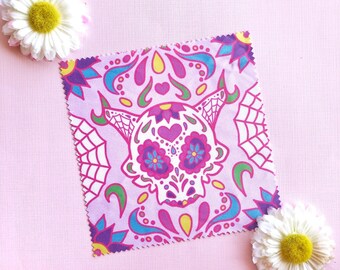 Sugar Skull Microfiber Cloth