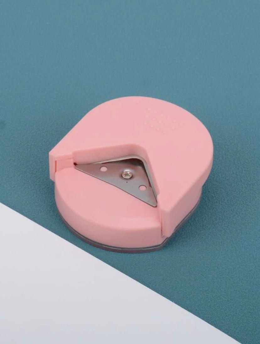 Handheld 1/16 Inch Hole Paper Punch Puncher With Pink Gripsmall Circle 
