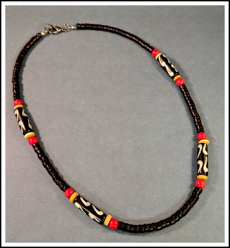 Men's Necklace/ Unisex Necklace / Tribal Style Necklace / Etsy