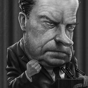 Nixon Caricature - Etsy