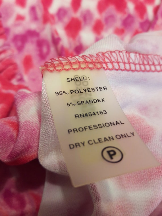 CALVIN KLEIN Vintage / Summer Dress / Pink Tie Dy… - image 4