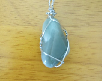 Wire-wrapped Crystal Tea Infuser - Adventurine - Opportunity