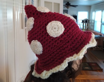 Crochet PATTERN: Mushroom Witch Hat