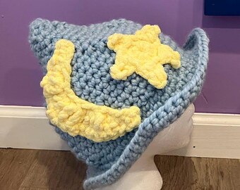 Crochet PATTERN: 90s Magical Girl Witch Hat