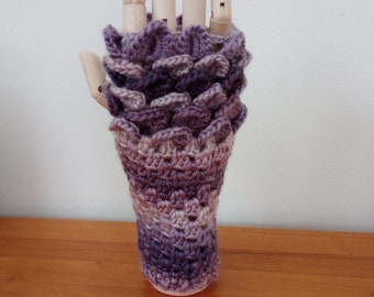 Dragon Scale Fingerless Gloves