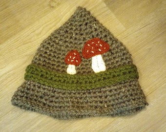 Crochet PATTERN: Forest Witch Hat