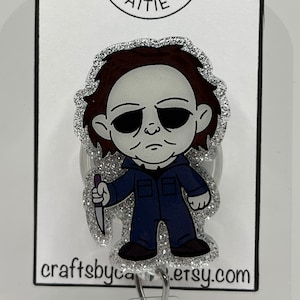Michael Myers Retractable ID Badge Reel
