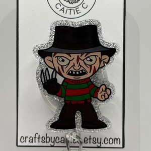 Freddy Krueger Retractable ID Badge Reel