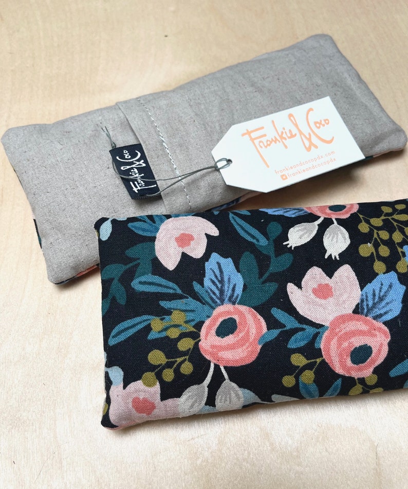 Thompson Eye Pillow / Mask Dark Roses