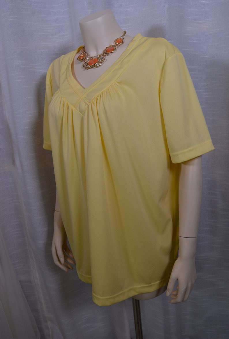 BLAIR Yellow Pajama Top or Loungewear Casual Top Sunny Yellow | Etsy