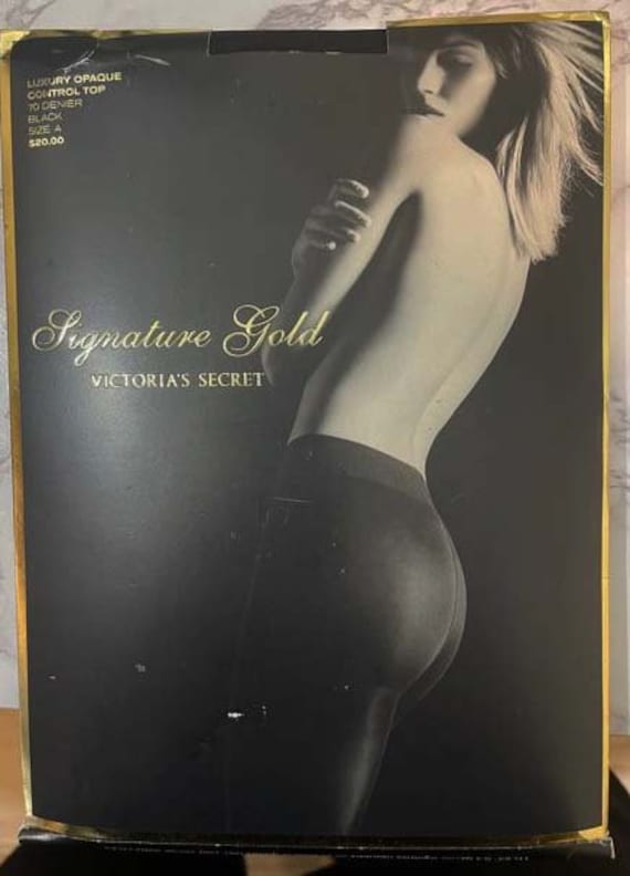 VICTORIA'S SECRET Signature Gold Luxury Opaque Control Top Panty