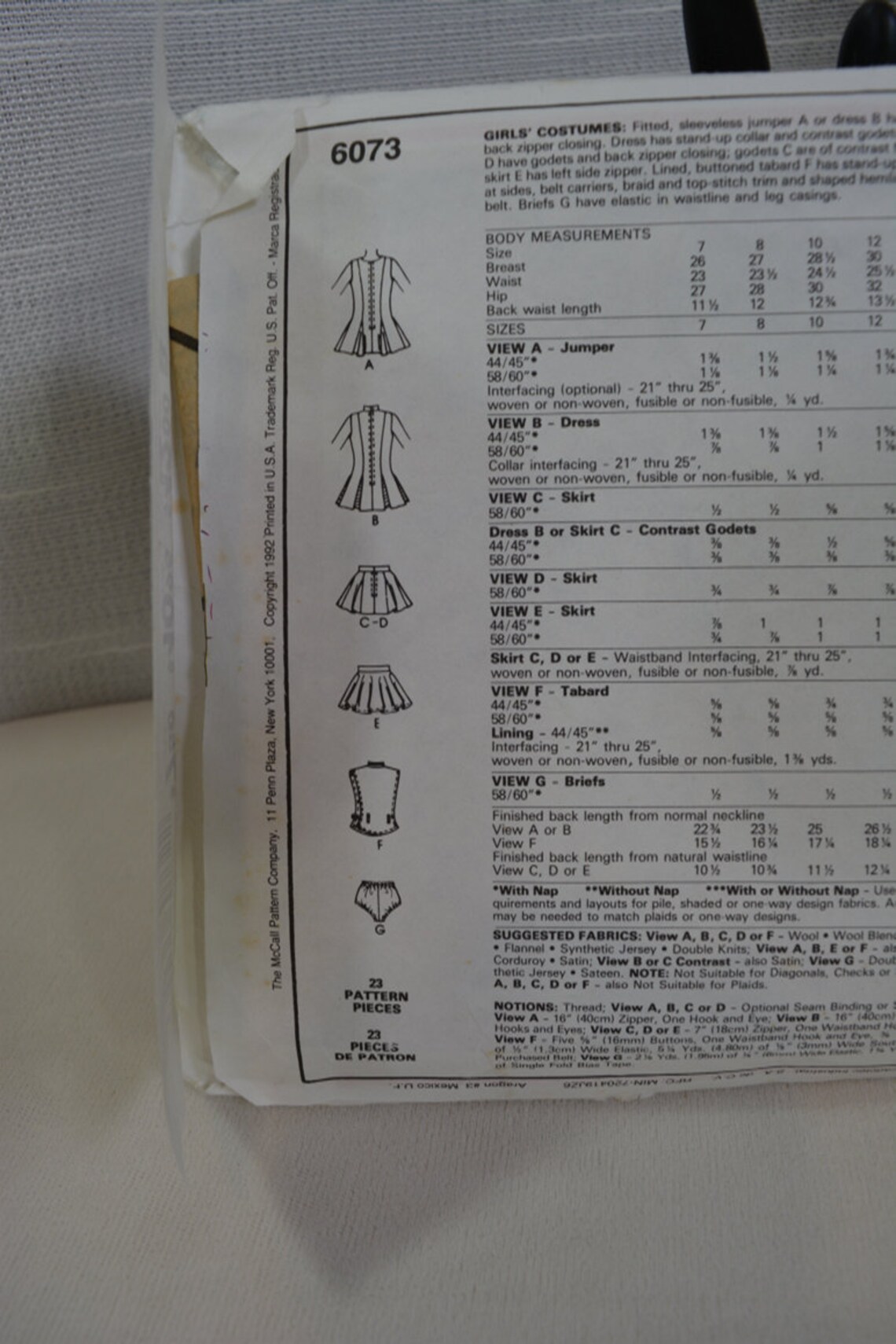UNCUT Mccalls 6073 Pattern Girls Costume Cheerleader Ice - Etsy