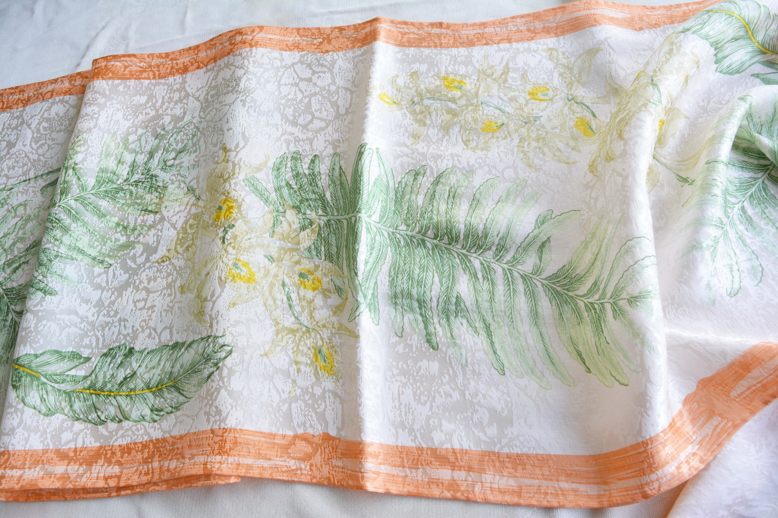 Jim Thompson tropischen Themen Seide Jacquard Schal Thailand | Etsy