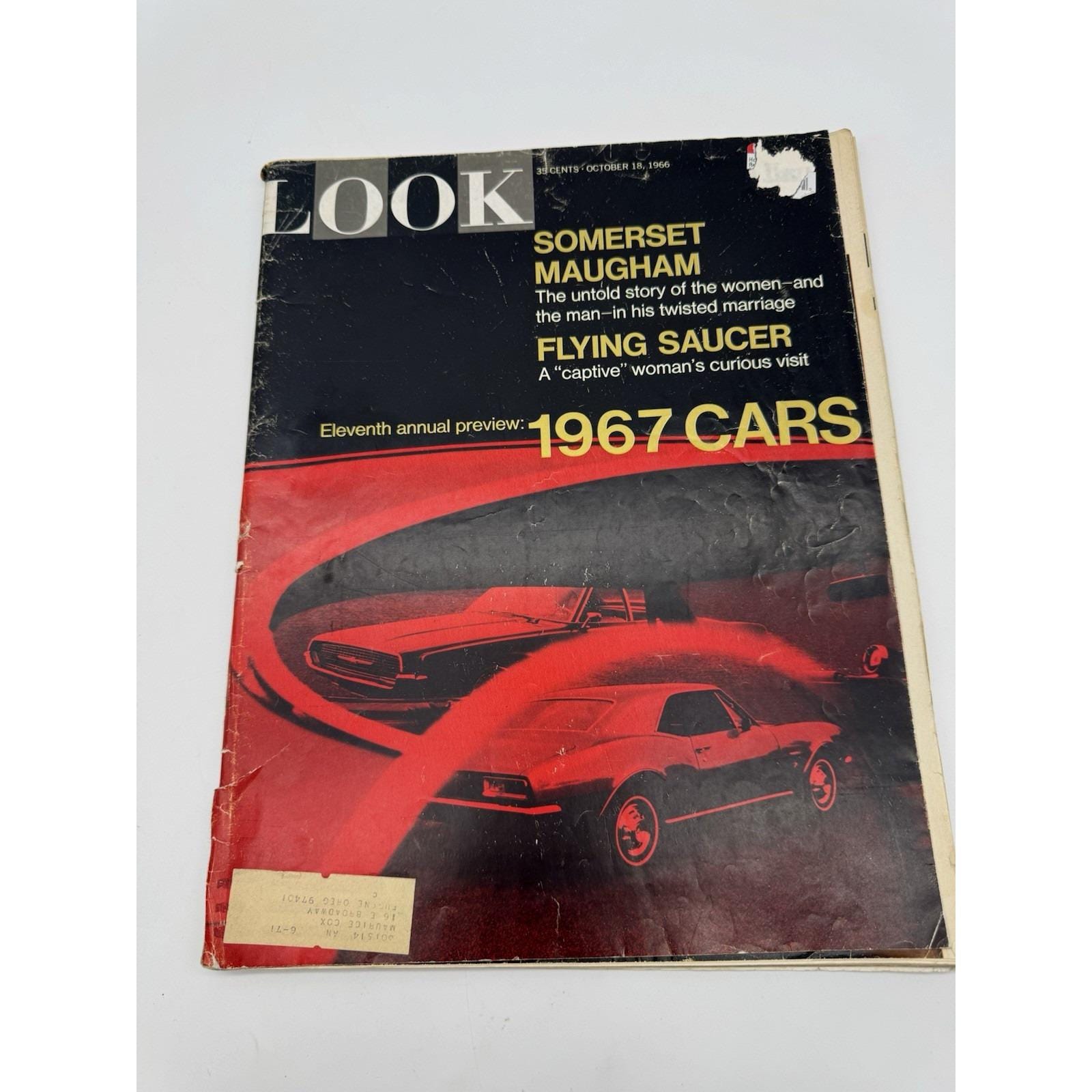 Look Magazine October18, 1966 Preview 1967 Cars, Man From Uncle