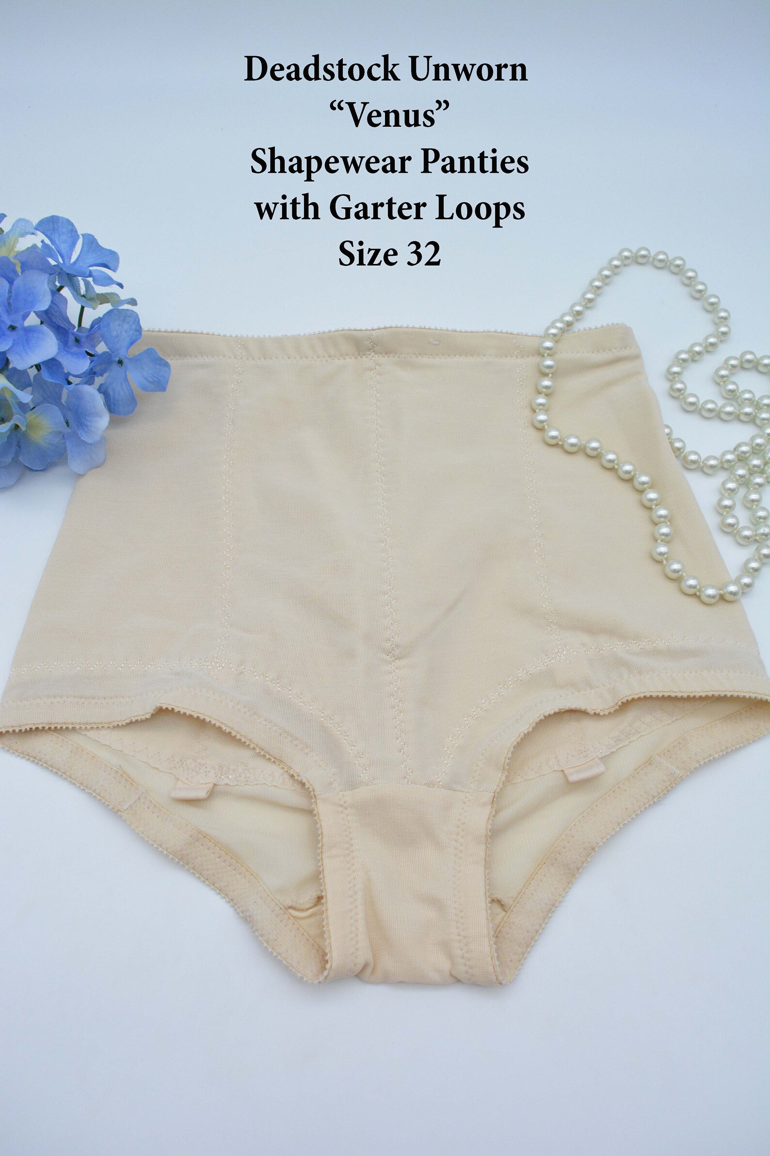VENUS Shapewear Panty Brief With Garter Loop Options High Etsy UK