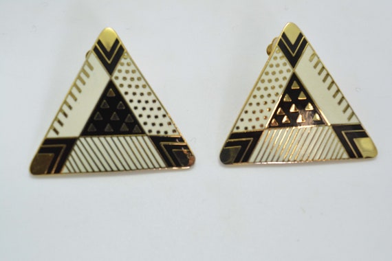 Laurel Burch "Four Seasons" Earrings, Triangle Sh… - image 5