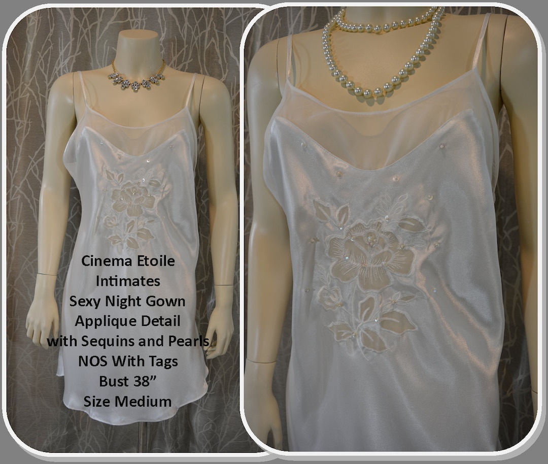 Unworn CINEMA ETOILE Babydoll Night Gown, NOS W/original Tag