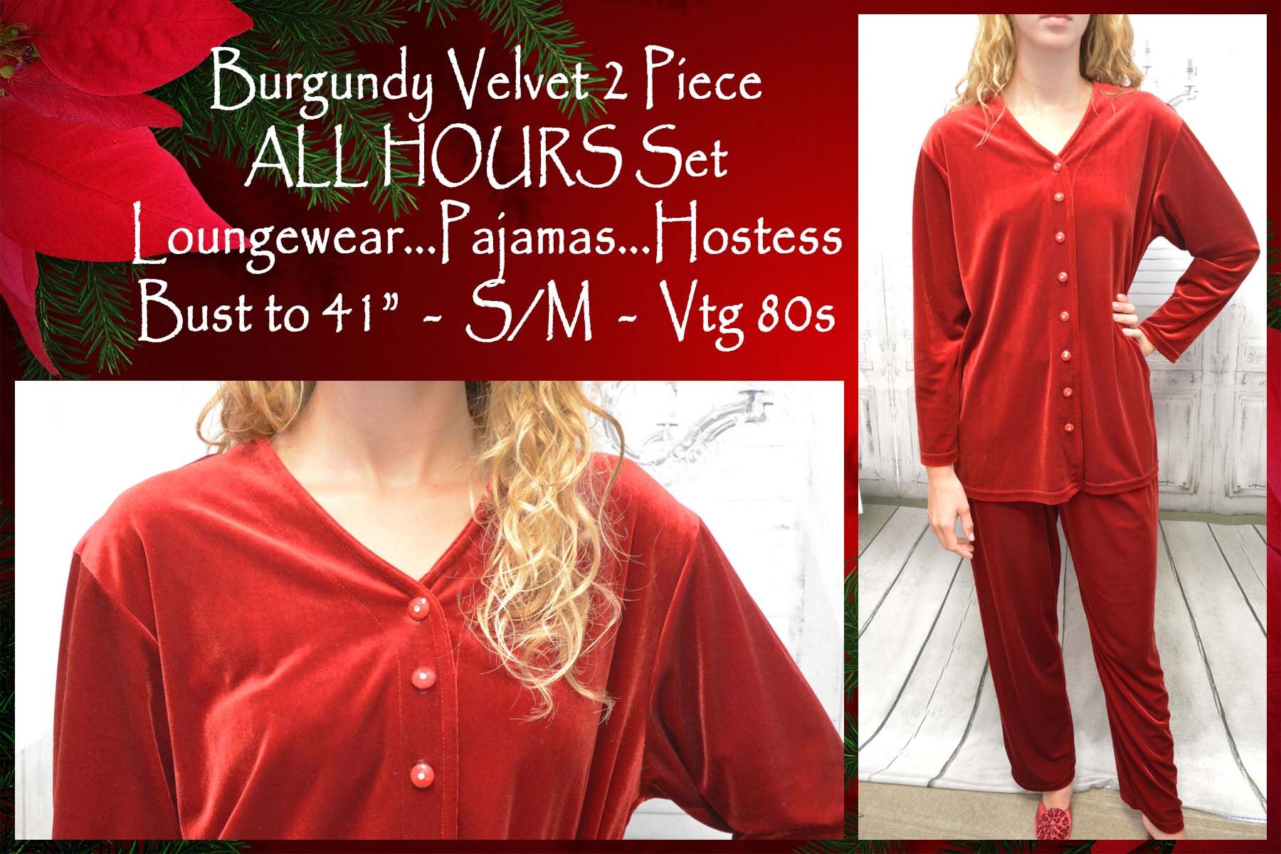 Ladies red loungewear hotsell