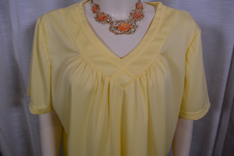 BLAIR Yellow Pajama Top or Loungewear Casual Top Sunny Yellow | Etsy