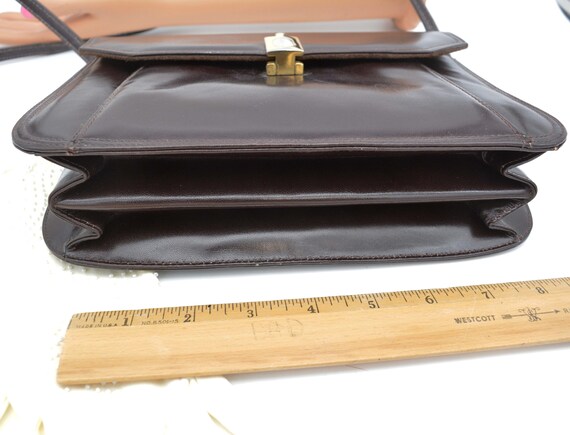 JAY HERBERT Brown Leather Handbag from I. Magnin,… - image 7