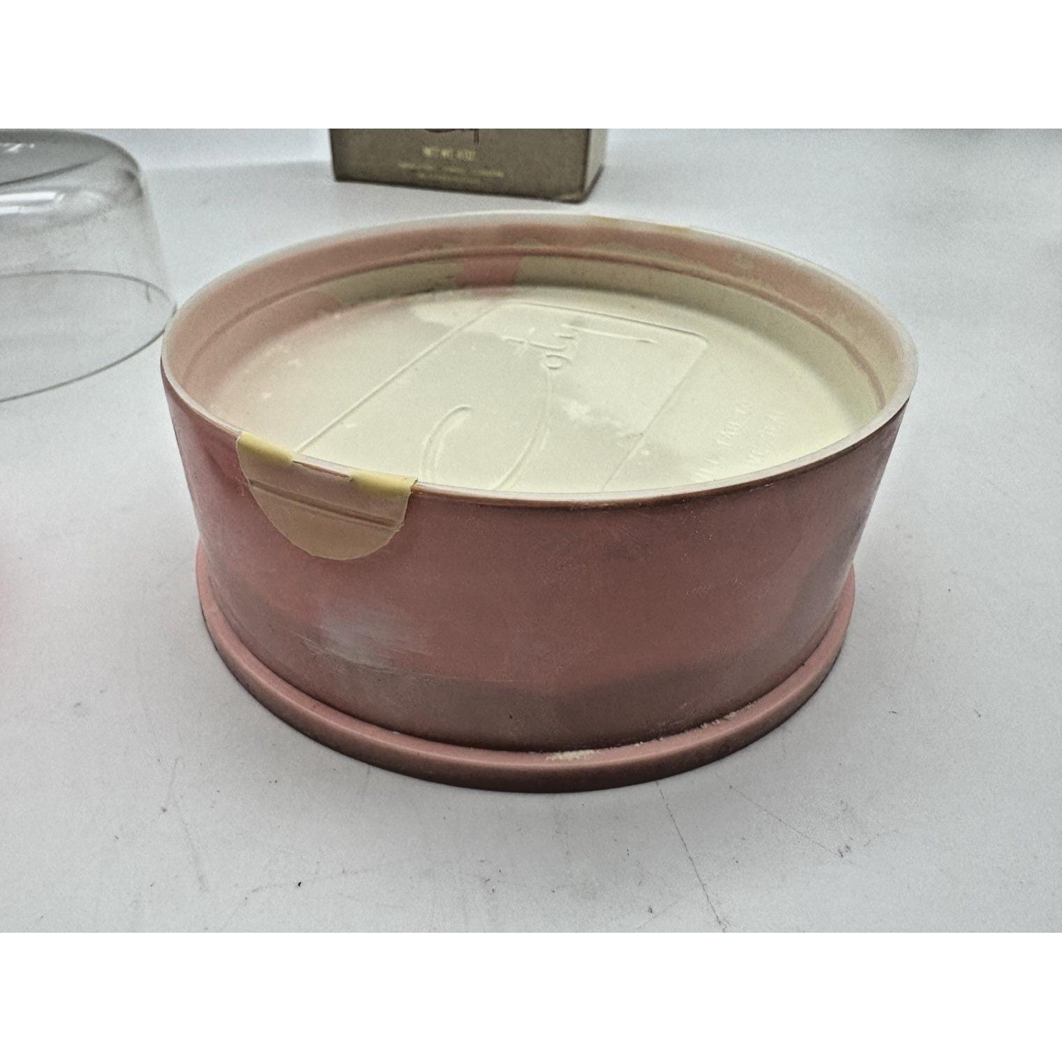 VTG Coty L'aimant Dusting Powder 4 Ounce Pink Puff NOS W/box Retro
