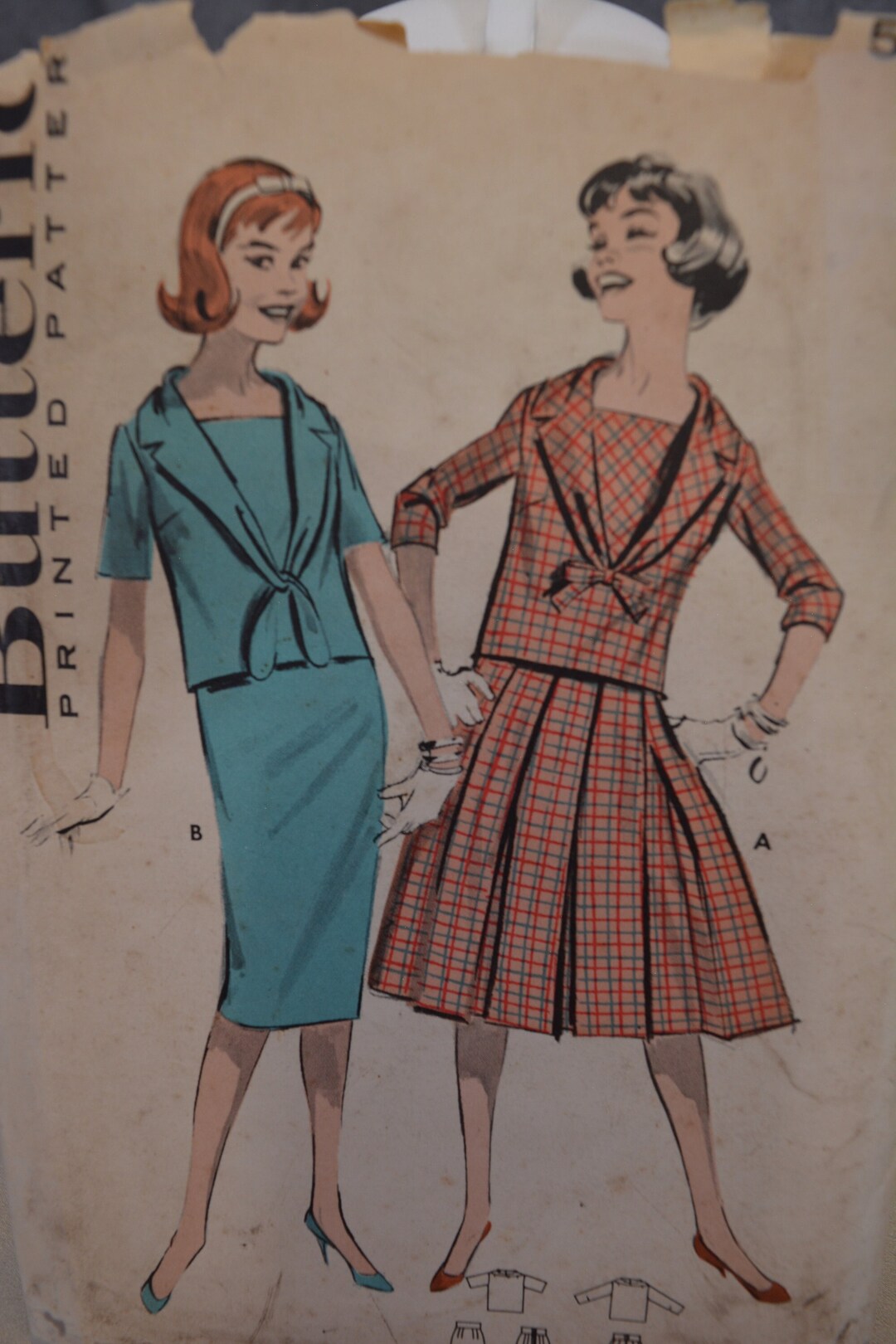 Pattern 8746 UNCUT Butterick 8746 Pattern, Misses Middy Separates, Chemise Dress ...