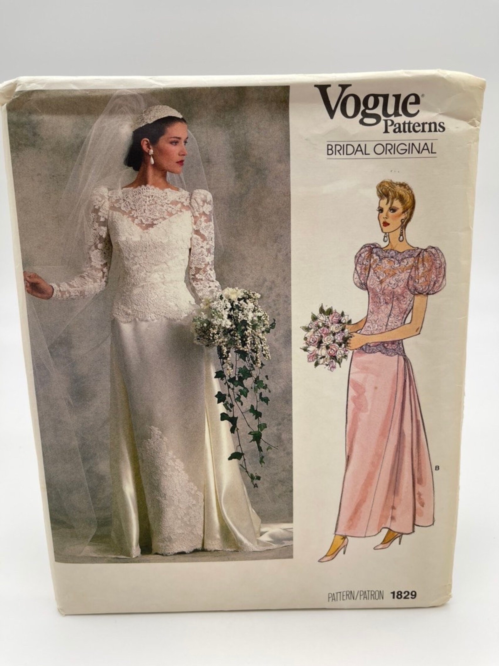 Pattern V1829 UNCUT Vogue 1829 Pattern, Bridal Wedding Dress, Bridesmaid, Formal ...
