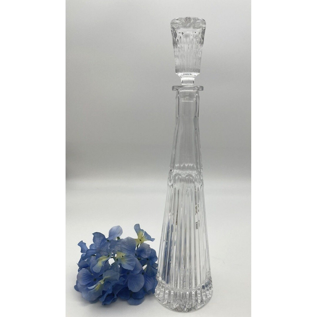 Crystal Decanter NAMBE With Decorative Large Stopper, 16, Orig Label
