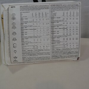 UNCUT Mccalls 6073 Pattern, Girls Costume, Cheerleader, Ice Skating ...