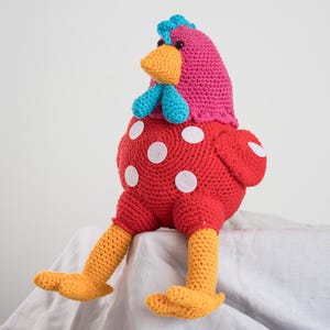 Spring Chicken cotton crochet decoration